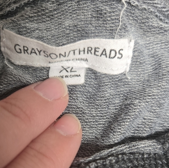 Greyson Threads Grey Graphic T-Shirt with Bull Skull Design XL - Picture 4 of 5